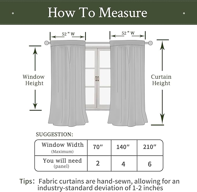 LAMIT Olive Green Velvet Curtains 80 Inch for Living Room, Thick Blackout Thermal Insulated Panels Room Darkening Country Decor Back Tab and Rod Pocket Drapes for Bedroom, 2 Panels, 52 x 80 Inch