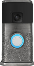 Garden Video Doorbell Cover (Compatible with Ring Battery Doorbell - 2024 Release) (Antique Pewter)