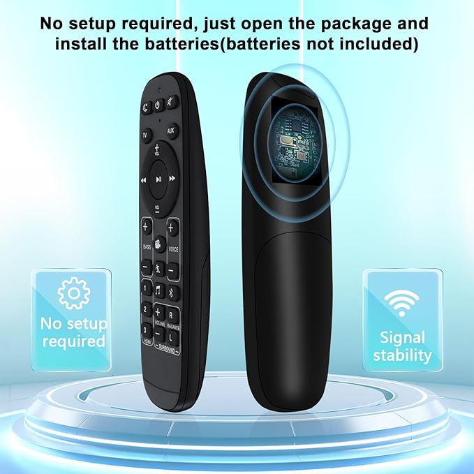 Universal Soundbar Remote Control for Polk Audio Sound Bar, Sounbar Remote Replacement for Polk Magnifi Mini/Magnifi Mini AX/MagniFi Max AX SR Signa Solo Soundbar