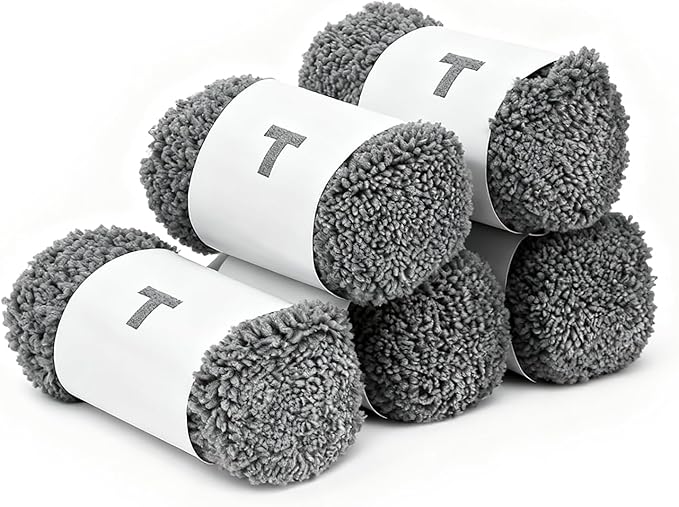 HIXZAP 10 Pieces Microfiber Replacement Pads for X1 Window Cleaners, Reusable, Machine Washable