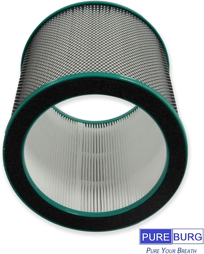 PUREBURG Replacement Filters Compatible with ULTTY R022 R22 SKJ-CR022D & MOONQUAKE Bladeless Tower Fan Air Purifier 2-in-1,2-Pack H13 HEPA Air Clean Dust