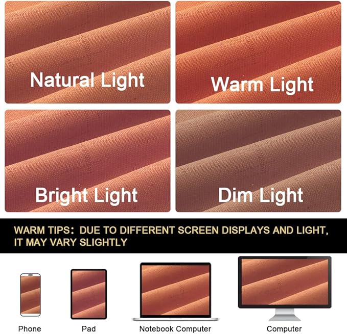 PrinceDeco 100% Linen Blackout Curtains Extra Wide Thermal Insulated Door Curtain Grommet Top Curtain Drapes for Living Room/Sliding Glass Door,W100 X L96 Inch,Oragne