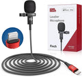 PIXEL Lavalier Microphone for iPhone (Apple MFi-Certified) | Lav Mic for Vlogging | External Microphone for Video Recording, Compatible with All Lightning Devices (10ft)