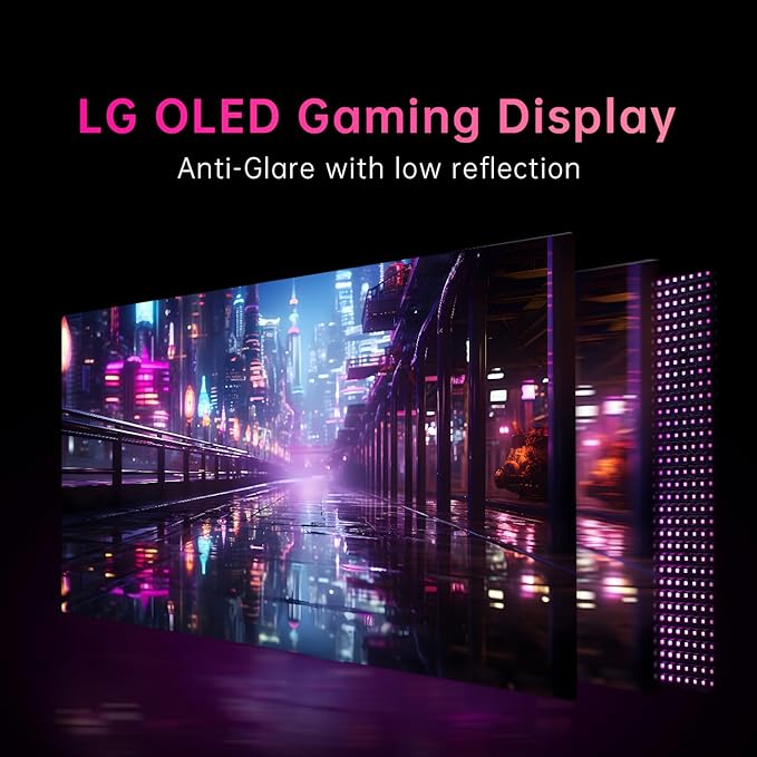 KTC 27 Inch OLED Gaming Monitor, QHD 2560 x 1440, 240Hz, 0.03ms, Type-C 65W, Built-in Speakers, G-SYNC & FreeSync, HDMI2.0, DisplayPort1.4, USB-C 3.0, G27P6