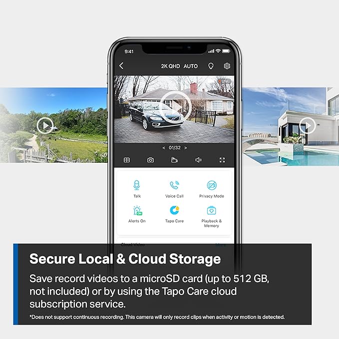 Tapo MagCam 2K+ - 2025 Wirecutter Best Outdoor Security Camera & PCMag Editors' Choice, Wireless Battery Power, Magnetic Mount, Subscription-Free SD Storage or optional Cloud, Person/Vehicle Detection