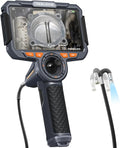 360 Articulating Borescope with 6” Monitor, Teslong Mechanics Inspection Camera with 4-Way Joystick Articulation, HD Steerable Endoscope Camera with Light, See in Wall Engine Hole Camera(0.24inch-5FT)
