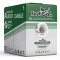 fast Cat. Speaker Wire 16 Guage 2C, UL Listed & CMR/CL3R-FT4 Rated - Speaker Cable w/PVC Jacket, 100% Oxygen-Free Pure Bare Copper - (65) HighFlex 16 Guage Wire - in-Wall Use-500ft Bulk Cable, Purple