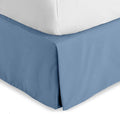 Bare Home Kids Twin Bed Skirt - 15-Inch Tailored Drop Easy Fit - Bed Skirt for Beds - Center & Corner Pleats (Twin, Coronet Blue)