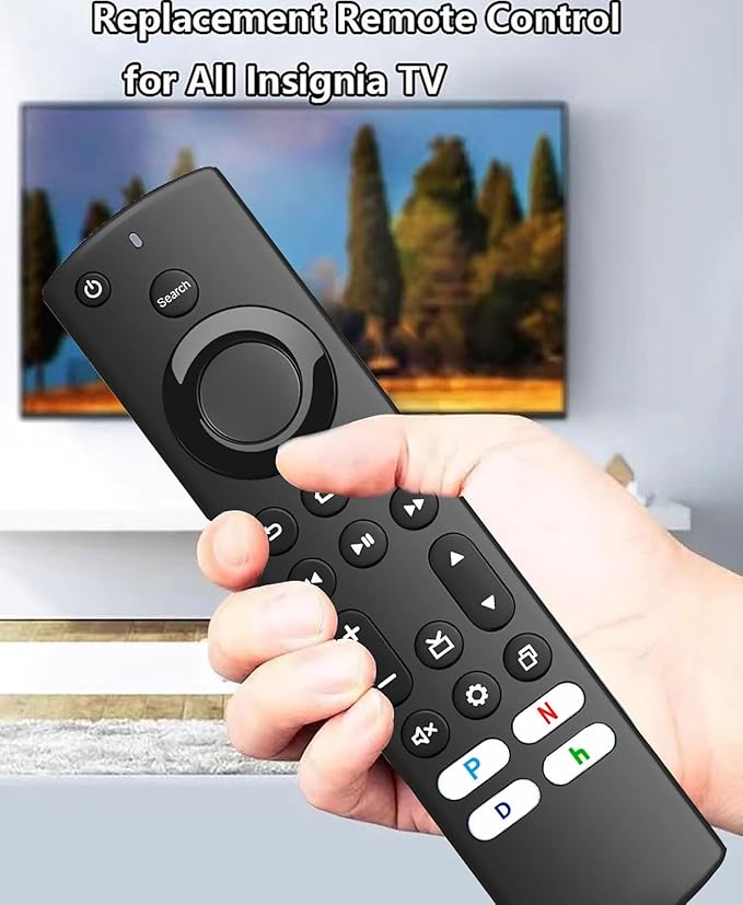 Replacement Remote Control for All Insignia TV/ToshibaTV/Pioneer TV, for Omni TV/4-Series SmartTVs,with 4 Shortcut Keys