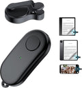 Remote Control Page Turner for Kindle Paperwhite Oasis Kobo eReaders,Kindle Clicker Page Turner Accessories for iPhone,iPad, Android Tablets Reading Novels,Camera Video Record&Shutter Selfie (Black)
