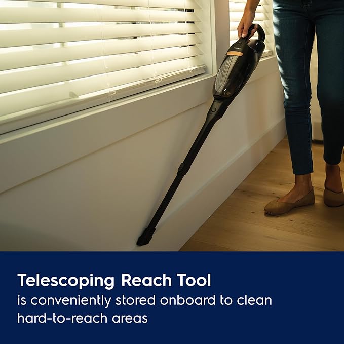 Electrolux WellQ7 Cordless 2-in-1 Vacuum with High Suction Power and 5-Step Filtration System, 50-Minute Run Time, 2 Power Modes, Granite Gray