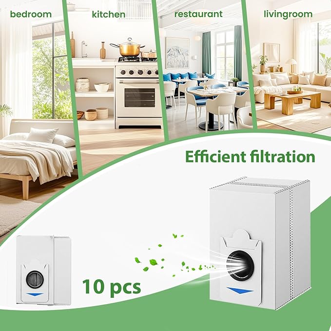 10 Packs Replacement Vacuum Cleaner dust Bags Compatible with ECOVACS DEEBOT T30S COMBO/X2/X2 PRO/ X2 Comb Robot Vacuum Cleaner（not fit ECOVACS DEEBOT T30/T30S/X2 Omni)