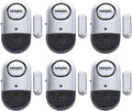 Door Alarms for Kids Safety, 6 Pack 120dB Pool Alarm Sensor for Doors and Windows, Window Alarms for Home Security, Burglar Intruder Entry Alert for Toddlers Personal Security