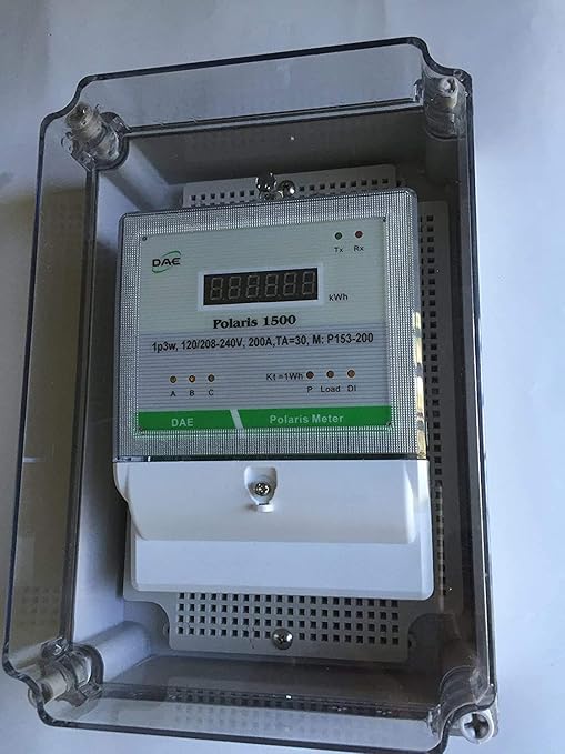 DAE P153-400 KIT, UL kWh Smart Submeter, 1P3W(2 hot Wire,1 Neutral) 400A, 120/240v, 2 Split CTs, RS485