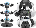 Kosker Headset Stand 3 Tiers for Desk, Rotatable Gaming Controller Stand for PS5/PS4/Xbox/Switch2/PS Portal/Phone, Universal PC Gamer Gift Accessory Controller/Headphone Holder for 9 Packs Controller
