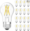 Sunco 16 Pack A15 Light Bulb LED, Edison Style Bulb, Dimmable Vintage Filament Lighting, 800 LM, 7W (60W Equivalent), 4000K Cool White, E26 Medium Base, Wet Rated UL