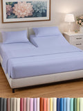 Split Head King Sheet Set – 4 Piece Flex Split Top King Sheets for Adjustable Beds - Fits 14” to 16" Mattress w/ Deep Pockets - Soft, Breathable & Cooling - Luxury Bedding and Wrinkle Free - Lavender
