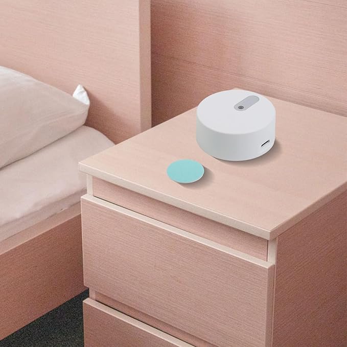 Human Presence Motion Sensor with 24GHz Millimeter Wave Detection for ES1, 360° Adjustable Mount, Wall or Ceiling Install, 20 ft Range(with Bracket)