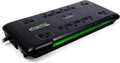 Plugable Surge Protector Power Strip with USB and 12 AC Outlets, Built-in 10.5W 2-Port USB Charger for Android, Apple iOS, and Windows Mobile Devices, 25 Foot Extension Cord