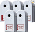 Zircon Leak Alert Water Leak Detector & Flood Sensor Alarm/Water Leak Sensor with Dual Leak Alarms 90dB Audio/Battery Powered (5 Pack) Batteries Not Incuded, (72310)