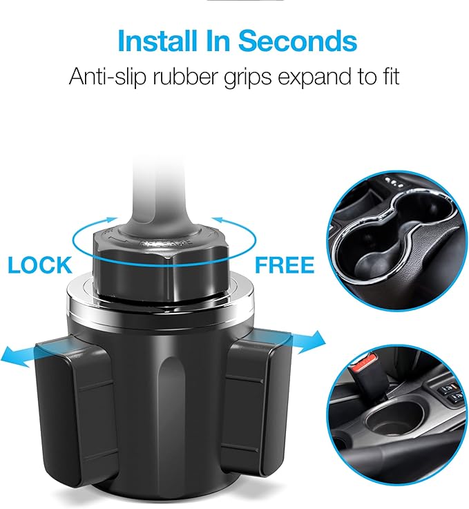 MAGBUDDY Elite Cup Holder XL Mount Black