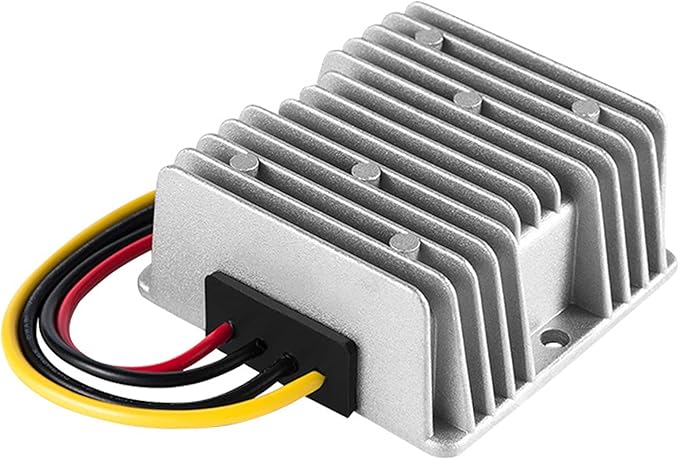 MGGi DC 12V-24V 15A 360W Voltage Booster, DC Boost Converter, Regulator Power Supply, Waterproof for Vehicle, Boat, Electric Bike
