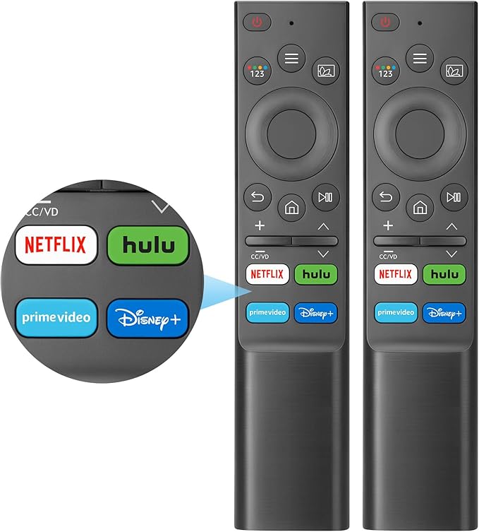 【Pack of 2】 Universal for Samsung-Smart-TV-Remote-Control Replacement for 2016-2026 All Samsung TVs