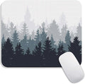 Armanza Square Mouse Pad Forest, Personalized Premium-Textured Custom Mouse Mat Design, Washable Mousepad Cloth, Non-Slip Rubber Base Computer Mouse Pads for Wireless Mouse
