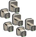 Richelock IU52 Double-Sided Keypad Door Lock, All-Weather, Fully Waterproof Keyless Entry with Dual-Sided Programmable Codes, Same Key Both Sides for Outdoor, Indoor, Gate & Fence