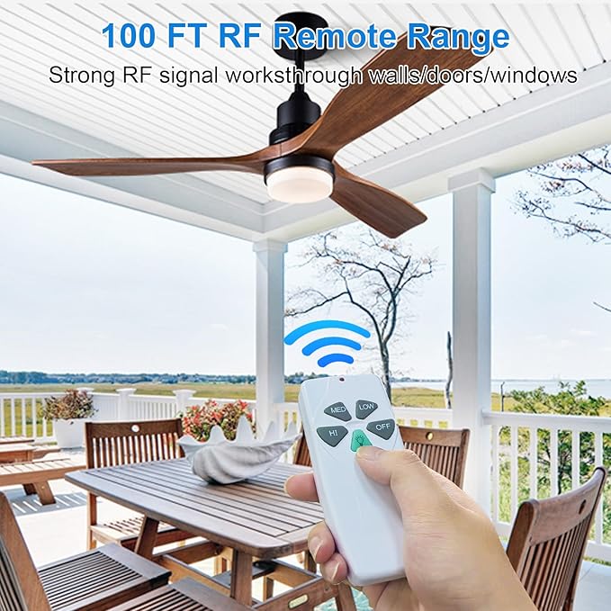 Ceiling Fan Remote Control Kit, Universal Ceiling Fan Remote Control Kit, Ceiling Fan Wall Switch UC9050T, Compatible with Hunter Hampton Bay