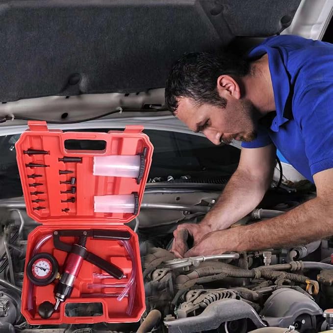 Yonligonju 23pc Brake System Bleeding Tools (red)