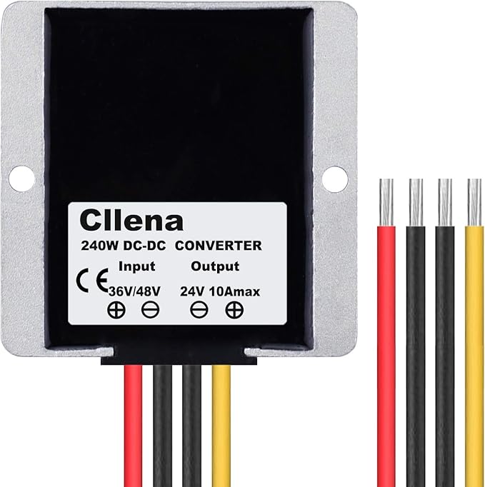Cella DC 36V to 24V 10A 240W Converter, Waterproof DC Buck Transformer Power Supply