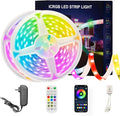 ATHONO 200 ft(2 Rolls of 100ft) IC+RGB,Led Lights for Bedroom,Music Sync Color Changing,Led Strip Lights,with Remote App Control, Led Lights for Room Home Kitchen Decor Party