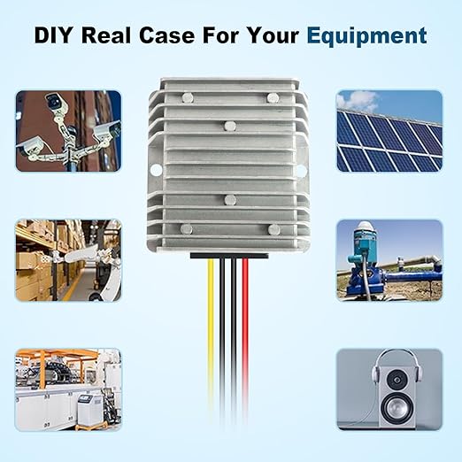 DC 18-36V to 24V Step up Down Converter 20A 480W DC Voltage Regulator Power Converter Waterproof Module Transformer for Golf Cart Club Car