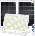 TINSUM 500W Solar Led Flood Lights Outdoor, 28000 Lumens Solar Security Street Lights Dusk to Dawn 1920LED with Remote White Led for Parking Lot,Stadium,Yard,Swimming Pool, Pathway,Flag Pole,Driveway
