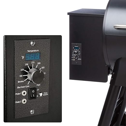 Digital Pro Controller for Traeger Grill Parts Control Panel Replacement with Meat Probes and Thermostat Board Sensor