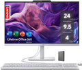 Lenovo IdeaCentre Everyday Tasks 24" Full HD All-in-One Desktop Computer • Lifetime Office 365 for The Web • Intel 4-Cores • 512GB External and 256GB SSD • 8GB RAM • Keyboard and Mouse • Windows 11