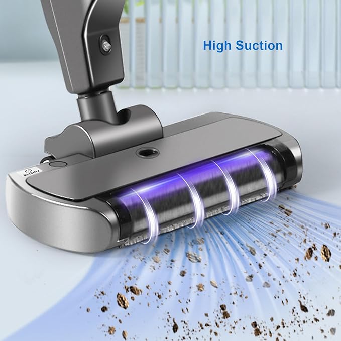 Diydeg Wet Dry Vacuum Cleaner, 550ml Water Tank Spray Automatic Vacuum Mop Electric Hardwood Floor Area Rug Cleaner, Hard Floor Cleaner and Mop