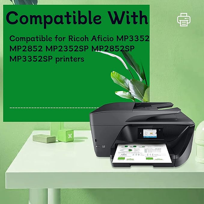 OEMLSO MP3352 Toner Cartridge Compatible for Ricoh MP3352 888169 Toner Cartridges Work for Ricoh Aficio MP3352 MP2852 MP2352SP MP2852SP MP3352SP Printers 3 Pack