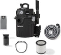 Dapper Supply 6 Gallon Wall Mount Wet/Dry Vacuum, 5.5 Peak HP, 30 Ft Hose, Vacuum & Blower, Includes Attachments for Garage, Car, Workshop & Jobsite