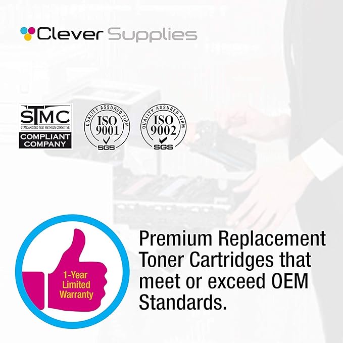 CS Replacement Toner Cartridge Compatible with HP Pro 400 Color M451DN CE410A Black 305A Pro 300 MFP M375 M375NW M475 M475DN M475DW 5 Set