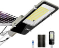 LYKENTOR Solar Lights Outdoor Waterproof IP65: 10000mAH Solar Street Light, Dusk to Dawn Outdoor Solar Lights for Yard, Basketball Court, Parking Lot Lights Commercial with Remote Control