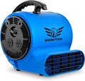 BSMTEK Air Mover Blower Fan, Industrial 1/2HP 2500CFM Monster Floor Blower Carpet Dryers - 3 Speeds, 4 Adjustable Angles, 15FT Long Cord, Stackable - 2026 Upgraded