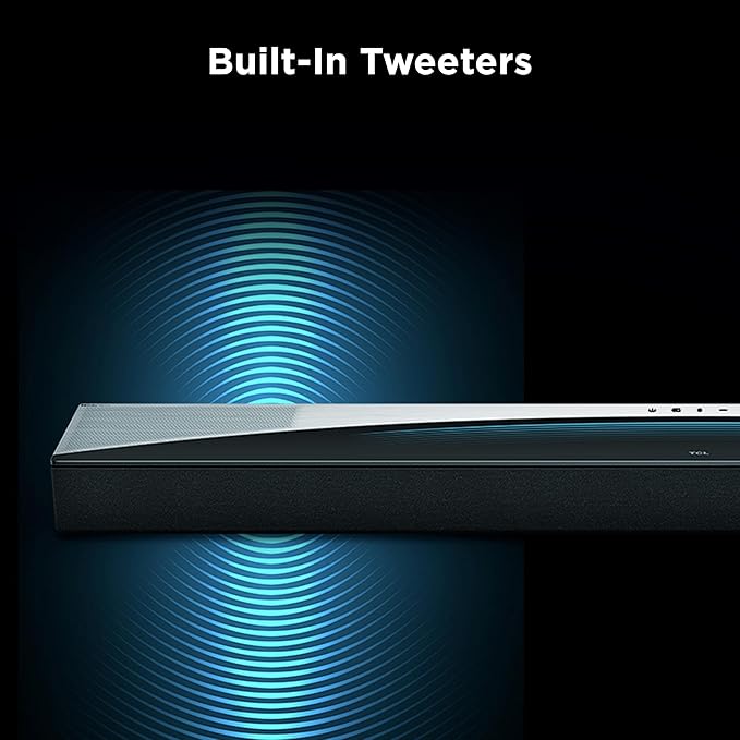 TCL Q85H 7.1.4 Sound Bar with Wireless Subwoofer for Smart TV | Dolby Atmos DTS:X Surround Sound System | 860W Power Bluetooth Home Theater Speaker | App Control & Remote Control | Latest Model