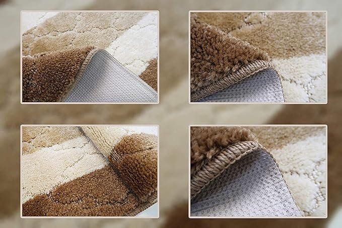 32 Ft Extra Long Beige Kitchen Hallway Runner Rug, Non-Slip Washable 26" X 32' Rubber Backed Carpet, Custom Size Floor Mat for Entryway Stairs Bedroom Bathroom