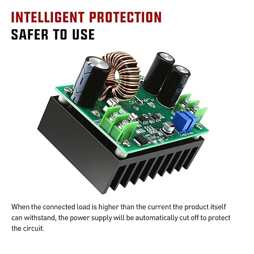 Nilight 24V to 12V Voltage Converter 240W 20A Regulator Step Down to 12VDC Waterproof DC Convert Reducer Power Supply Transformer Module for Golf Cart Scooters Trucks