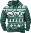 Halloween Hoodie Men Graphic Pumpkin Ghost Printed Sweatshirt Casual Trendy Long Sleeve Halloween Hooded Tops with Pockets