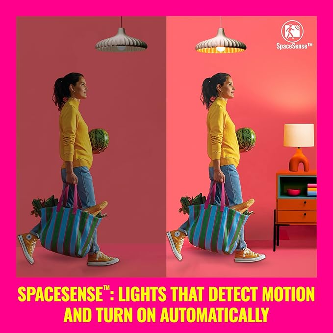 WiZ Connected 60W ST19 Tunable White Filament LED Smart Light Bulbs - Connects to Your Wi-Fi - E26 Smart Bulb - Control with Voice or App + Activate with Motion - Matter Compatible - 1 Pack