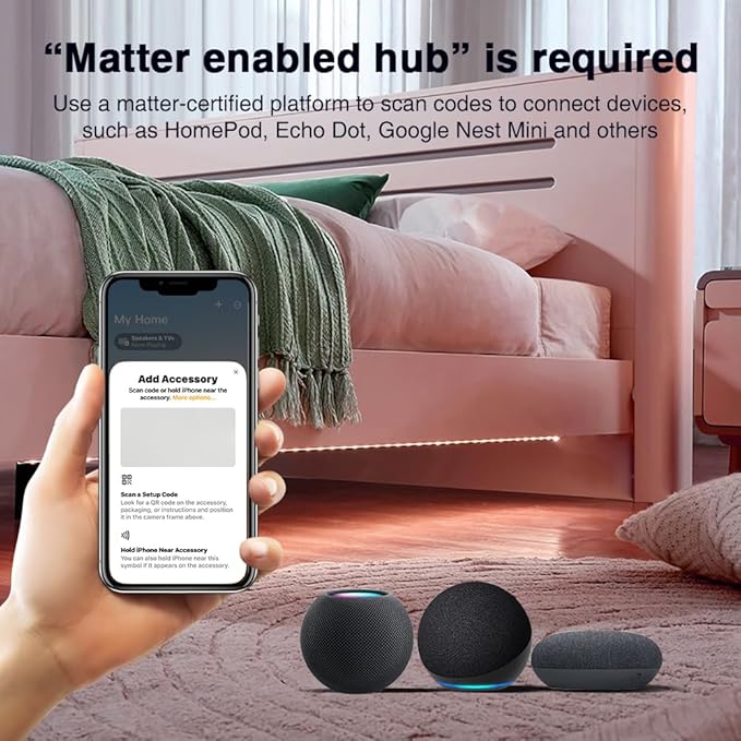 GLEDOPTO Matter RGBCCT LED Controller 20A Current Max for PWM Analog LED Strip Light APP Voice Control RGBW RGB Dimmable Work with Homekit Google Amazon Echo Alexa (Matter Hub Required)