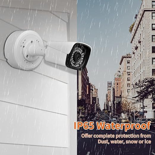 Universal Junction Box for Bullet Security Camera, Plastic Waterproof Junction Box Mount Bracket, Indoor/Outdoor Wall Ceiling Mount Hide Cable Junction Base Boxes for Arlo and Reolink Solar Panel